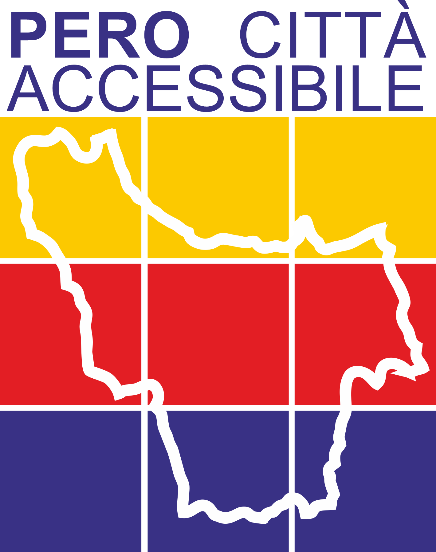 PERO Città Accessibile — logo del PEBA del Comune di Pero